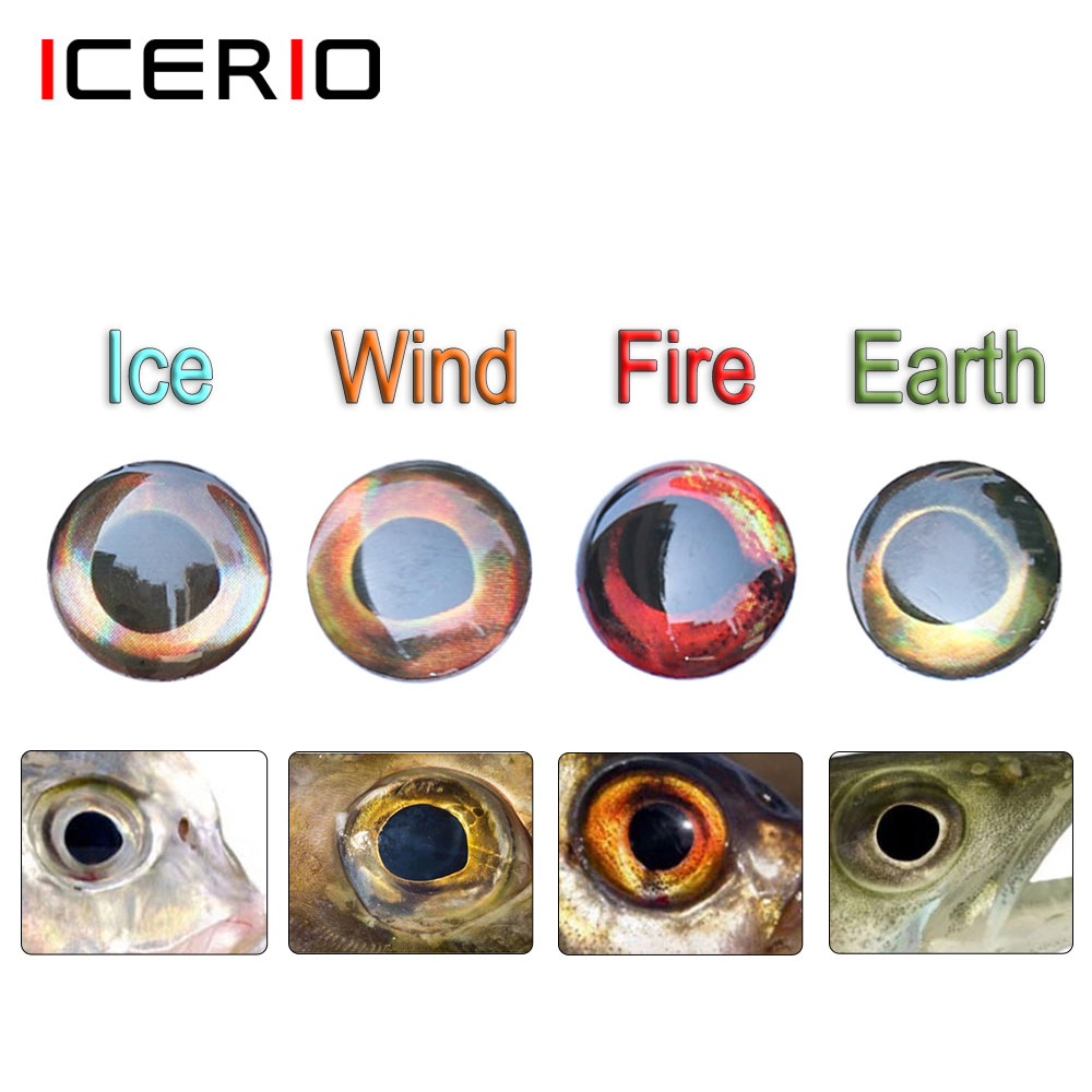 Fishing Equipment Fly - ICERIO 100 Chiếc Toàn Phương 3D