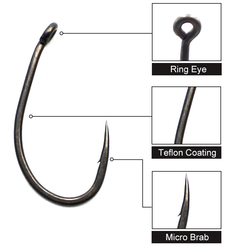 20 Cái/lốc Cá Chép Câu Cá PTFE - đánh giá và giá Fishing Equipment Brands