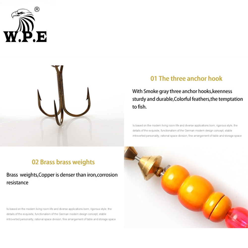 W.p.e Thương Hiệu Mới Spinner  - đánh giá và giá Fishing Equipment Brands