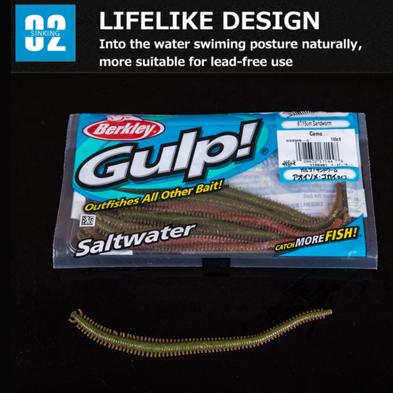 Original Berkley Brand Gulp  5 - đánh giá và giá Fishing Equipment Brands