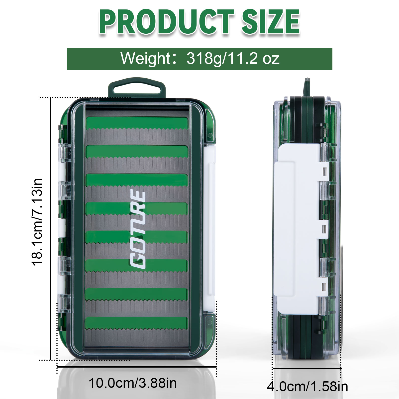 Goture Waterproof Double Sided - đánh giá và giá Fishing Equipment Fly