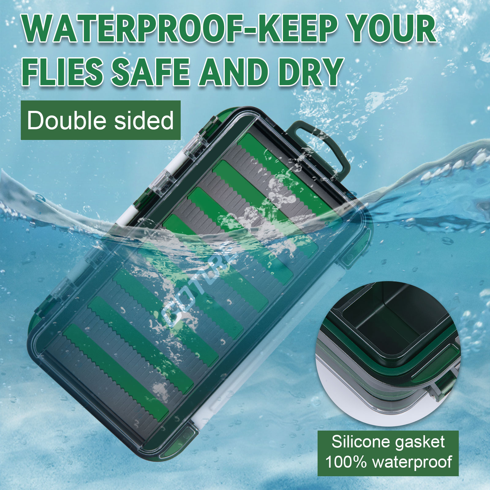 Goture Waterproof Double Sided - đánh giá và giá Fishing Equipment Fly