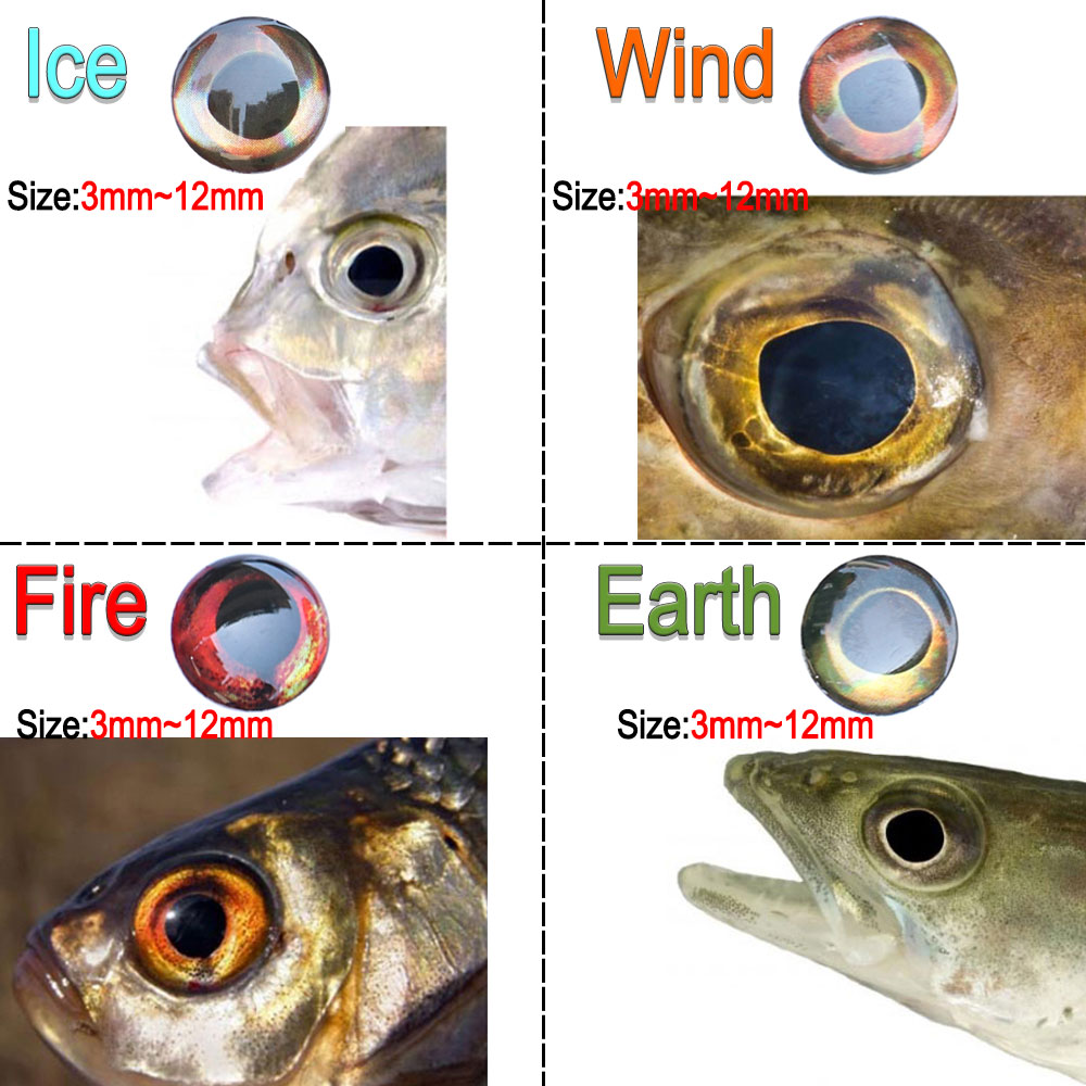 ICERIO 100 Chiếc Toàn Phương 3 - đánh giá và giá Fishing Equipment Fly