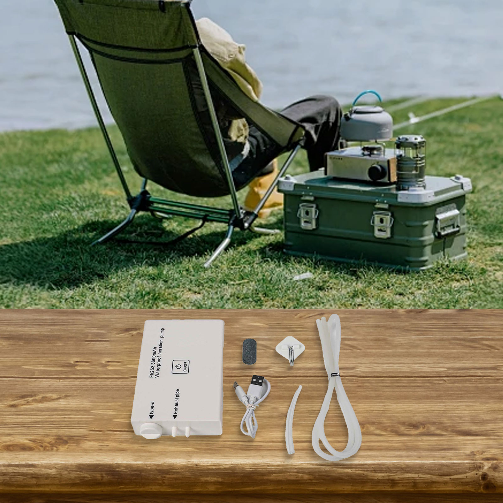 14*6*2.2cm Oxygen Pump Oxygen  - đánh giá và giá Fishing Equipment Brands