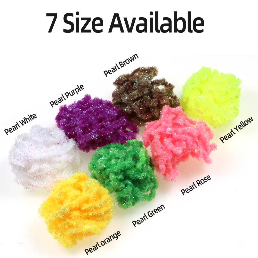 2bag 4mm/6mm Ice Dub Chenille  - đánh giá và giá Fishing Equipment Fly