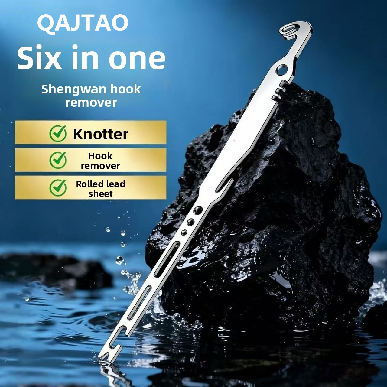 QAJTAO 4 pieces 6-in-1 stainle - đánh giá và giá Used Fishing Equipment Near Me